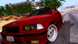 BMW M3 E36 Stance для GTA San Andeas передняя часть