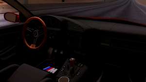 BMW M3 E36 Stance  для GTA San Andeas вид изнутри