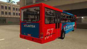 Marcopolo Torino G6 Linea 57 Atlantida для GTA San Andreas задняя часть