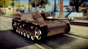 StuG III Ausf. G для GTA San Andreas вид спереди