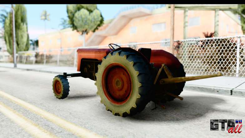 Fireflys Tractor для GTA San Andreas вид сзади