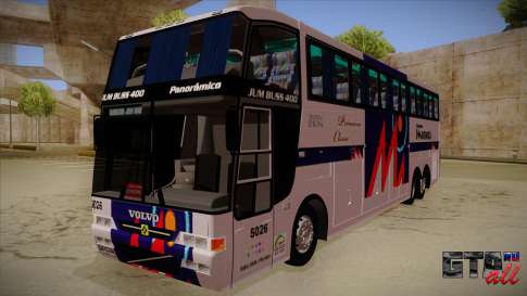 Busscar Jum Buss 400 P Volvo для GTA San Andreas вид спереди