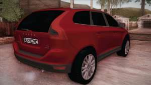 Volvo XC60 2009 для GTA San Andreas вид сзади