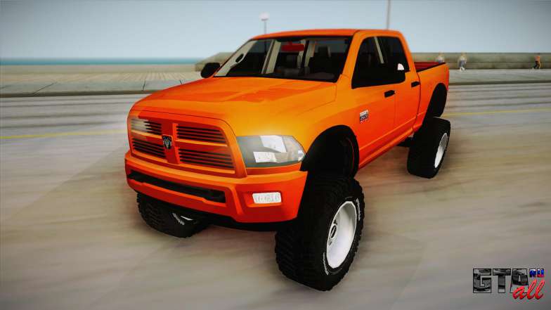 Dodge Ram 2500 Lifted Edition для GTA San Andreas вид спереди