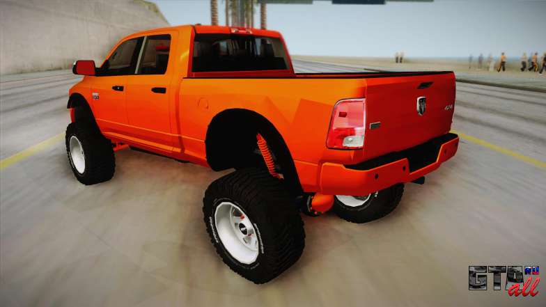 Dodge Ram 2500 Lifted Edition для GTA San Andreas вид сзади