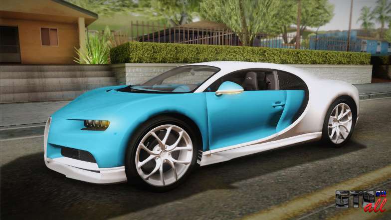 Bugatti Chiron 2017 v2.0 для GTA San Andreas общий вид