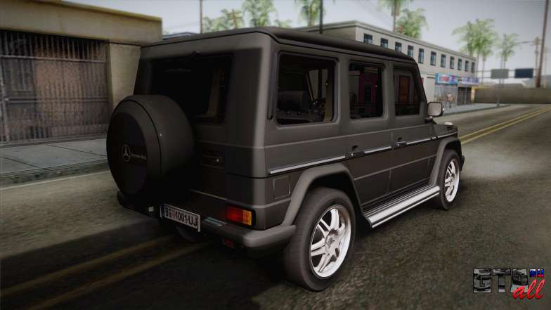 Mercedes-Benz G500 для GTA San Andreas вид сзади