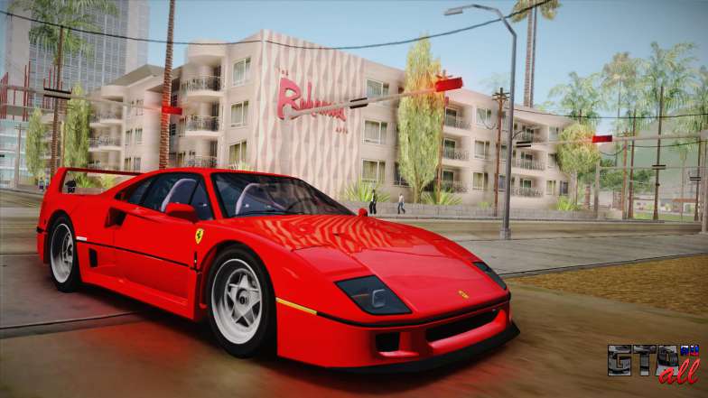 Ferrari F40 (US-Spec) 1989 HQLM для GTA San Andreas вид спереди