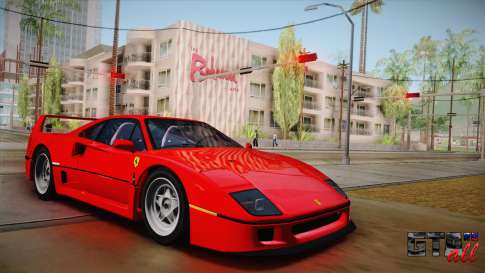 Ferrari F40 (US-Spec) 1989 HQLM для GTA San Andreas вид спереди