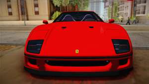 Ferrari F40 (US-Spec) 1989 HQLM для GTA San Andreas перед