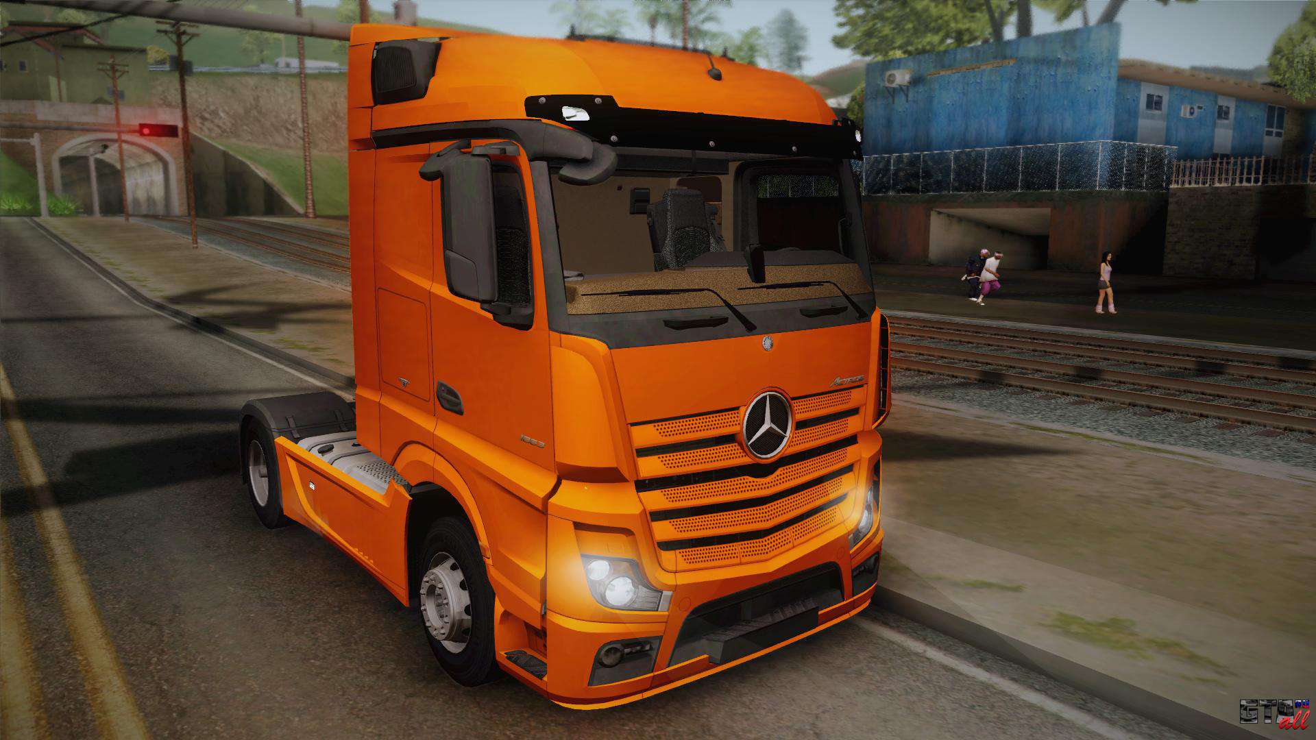 Mercedes actros для гта 5 фото 8