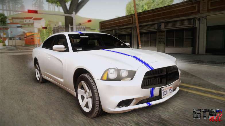 Dodge Charger 2013 Undercover для GTA San Andreas вид спереди