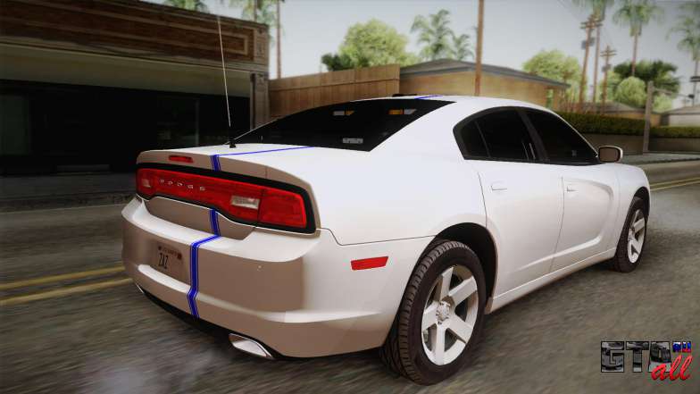 Dodge Charger 2013 Undercover для GTA San Andreas вид сзади