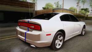 Dodge Charger 2013 Undercover для GTA San Andreas вид сзади