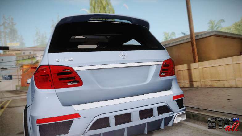 Mercedes-Benz GL63 Brabus для GTA San Andreas задняя часть