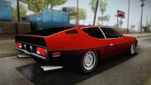 Lamborghini Espada S3 39 1972 для GTA San Andreas вид сзади