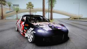 Mazda RX-8 VIP Stance Shimakaze Itasha для GTA San Andreas вид спереди