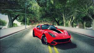 Ferrari F12 Berlinetta для GTA San Andreas вид спереди