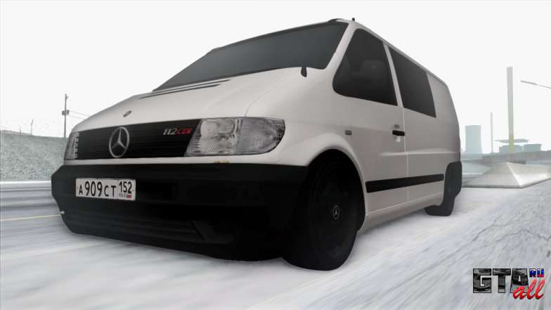 Mercedes-Benz Vito для GTA San Andreas вид спереди