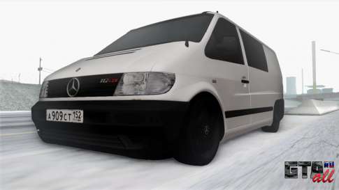 Mercedes-Benz Vito для GTA San Andreas вид спереди