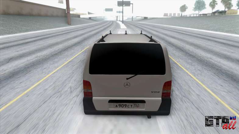 Mercedes-Benz Vito для GTA San Andreas вид сзади