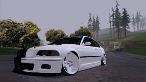 BMW E46 Good and Evil для GTA San Andreas вид спереди светлая сторона