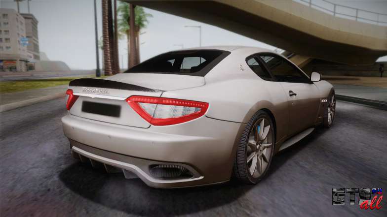 Maserati Gran Turismo Sport для GTA San Andreas вид сзади