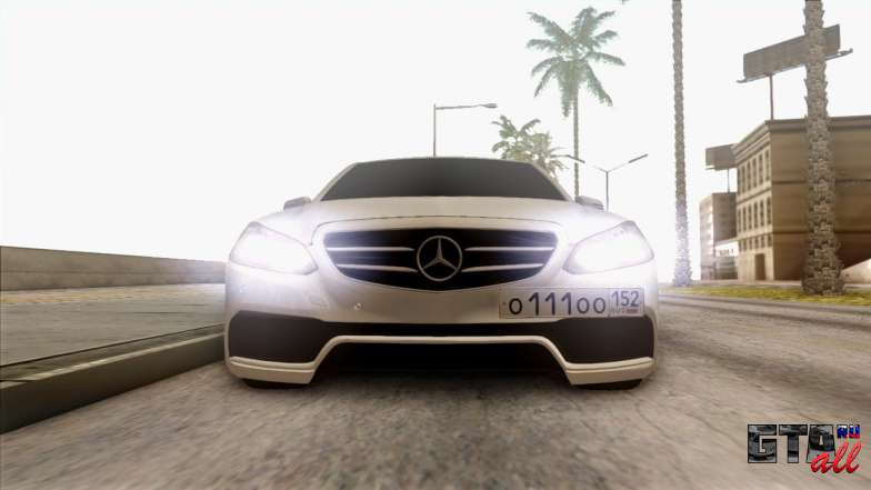 Mercedes-Benz E63 v.2 для GTA San Andreas передняя часть