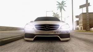 Mercedes-Benz E63 v.2 для GTA San Andreas передняя часть