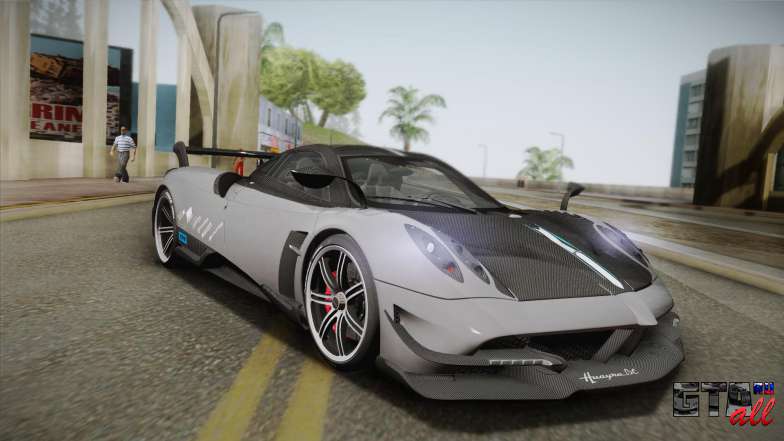 Pagani Huayra BC 2016 для GTA San Andreas вид спереди