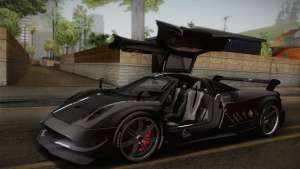 Pagani Huayra BC 2016 для GTA San Andreas открытые двери