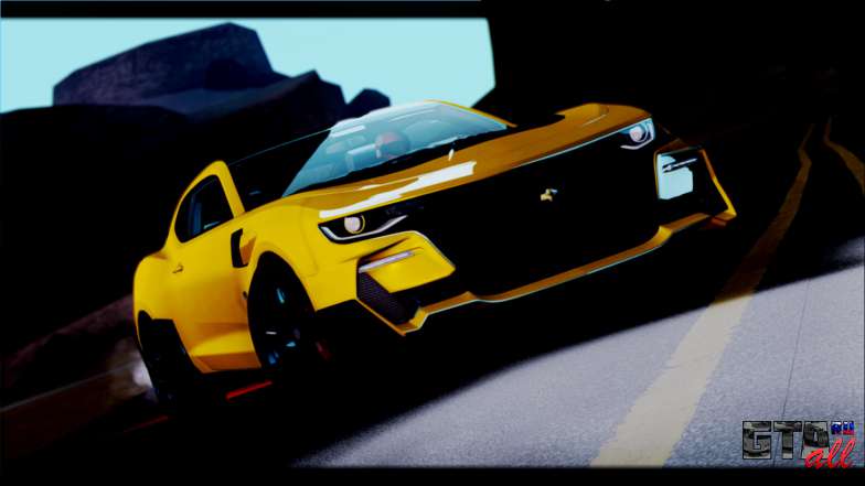 Chevrolet Camaro SS 2016 Bumblebee TF 5 для GTA San Andreas общий вид