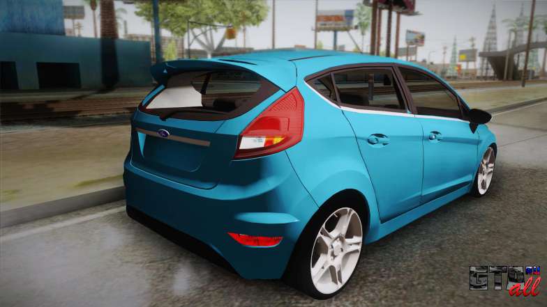 Ford Fiesta Kinetic Design для GTA San Andreas вид сзади