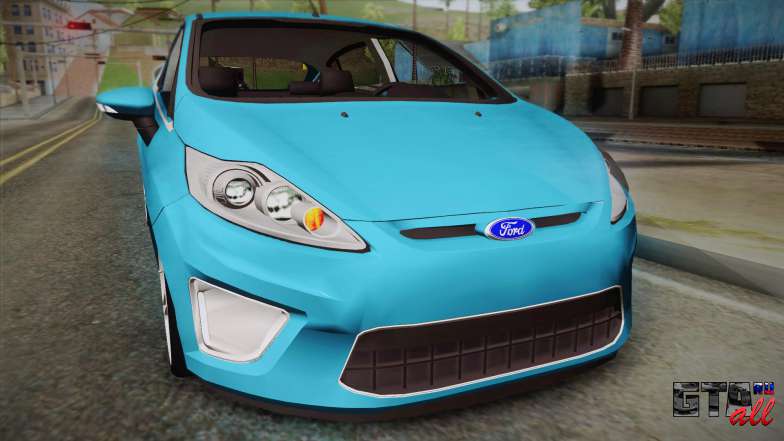 Ford Fiesta Kinetic Design для GTA San Andreas капот