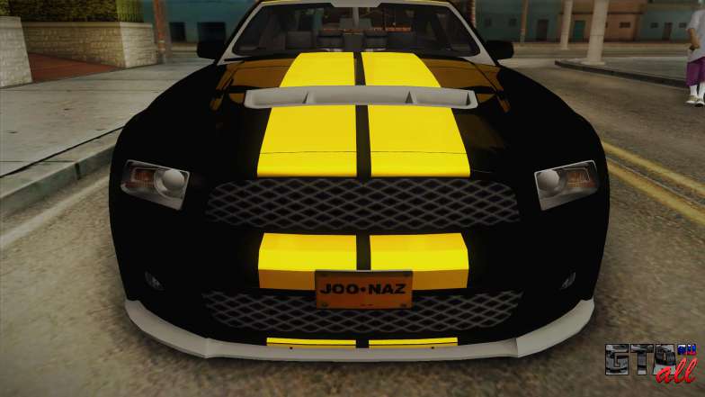 Ford Mustang GT500 для GTA San Andreas передняя часть