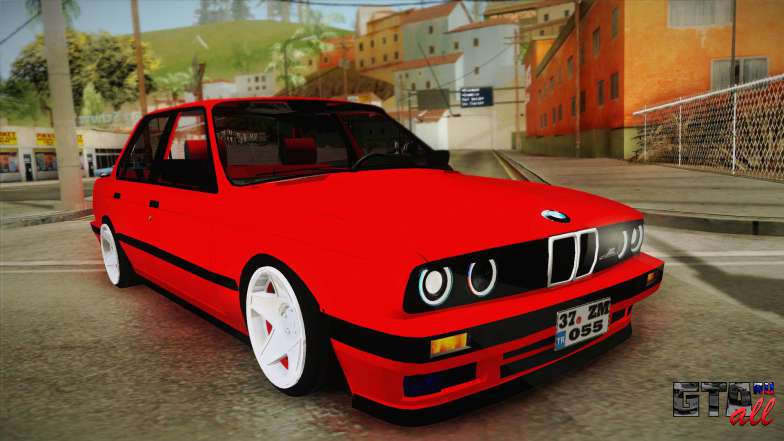 BMW M3 E30 Sedan для GTA San Andreas вид спереди