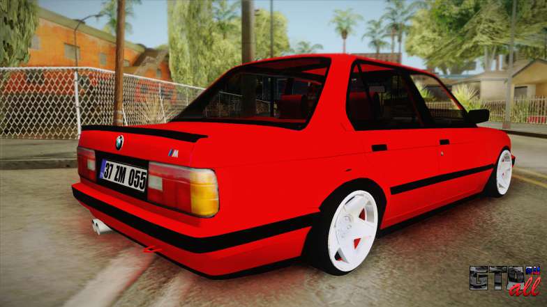 BMW M3 E30 Sedan для GTA San Andreas задняя часть