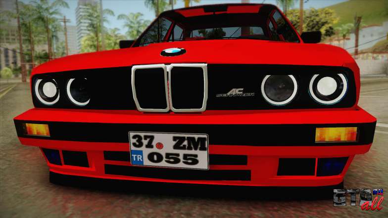 BMW M3 E30 Sedan для GTA San Andreas передняя часть