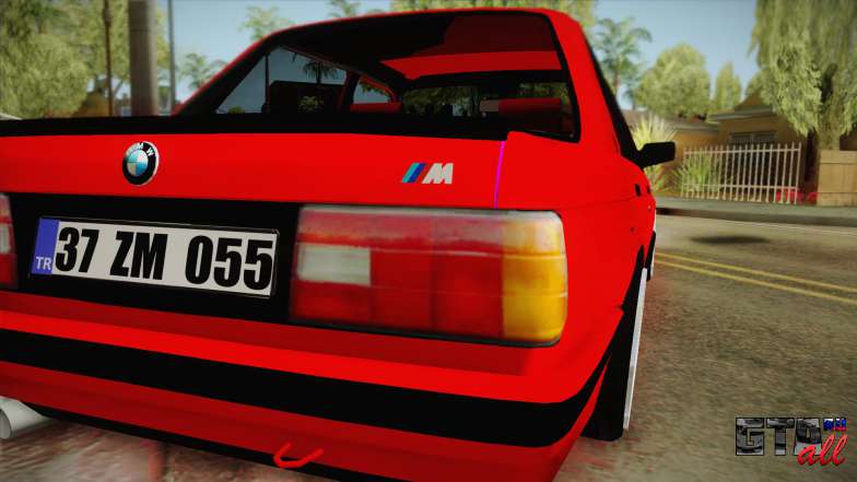 BMW M3 E30 Sedan для GTA San Andreas задние фары