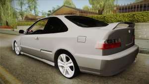 Honda Civic Coupe DX 1995 для GTA San Andreas вид сзади