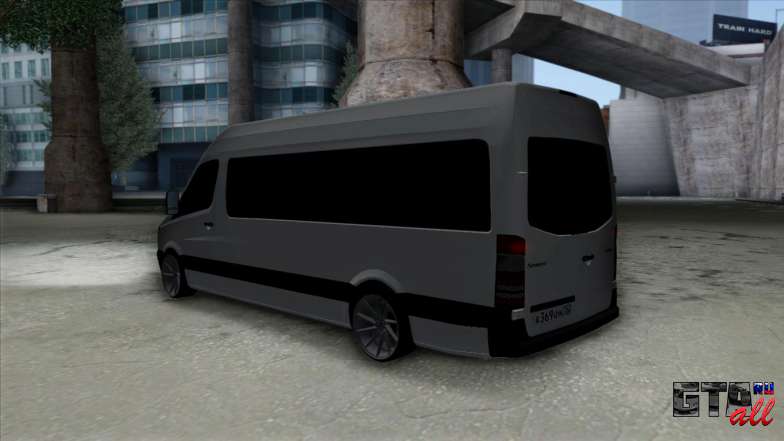 Mercedes-Benz Sprinter для GTA San Andreas вид сзади