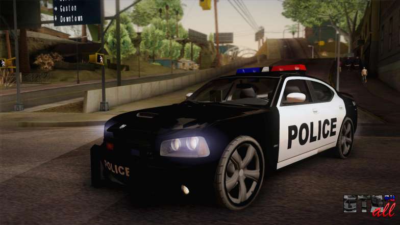 Dodge Charger SRT8 Police San Fierro для GTA San Andreas вид спереди