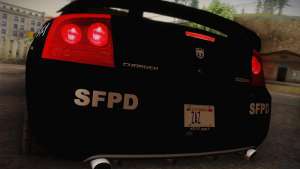 Dodge Charger SRT8 Police San Fierro для GTA San Andreas задние фары