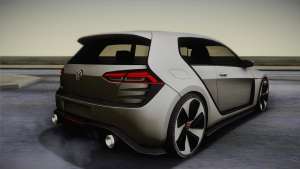 Volkswagen Golf Design Vision GTI для GTA San Andreas вид сзади