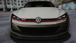 Volkswagen Golf Design Vision GTI для GTA San Andreas капот