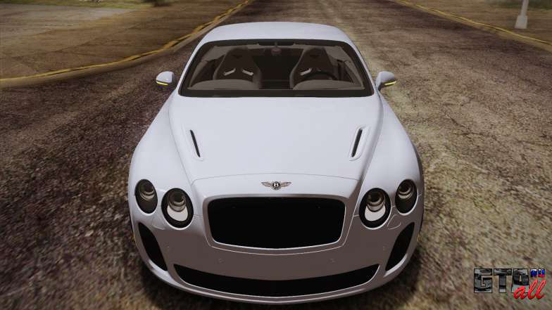 Bentley Continental SuperSports 2010 v2 Finale для GTA San Andreas фронтально