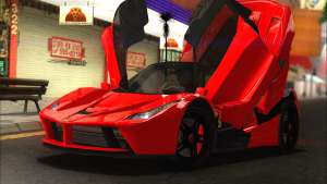 Ferrari LaFerrari v1.0 для GTA San Andreas открытые двери