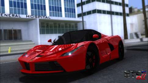 Ferrari LaFerrari v1.0 для GTA San Andreas вид спереди