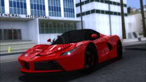 Ferrari LaFerrari v1.0 для GTA San Andreas вид спереди