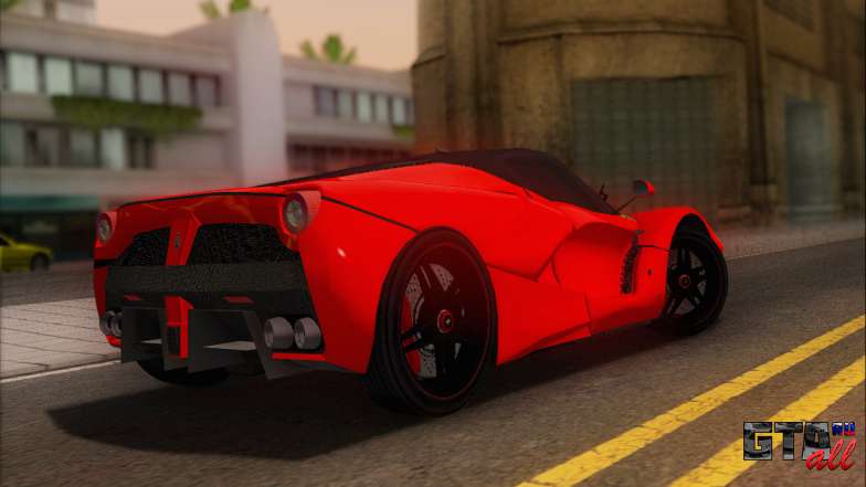 Ferrari LaFerrari v1.0 для GTA San Andreas задняя часть